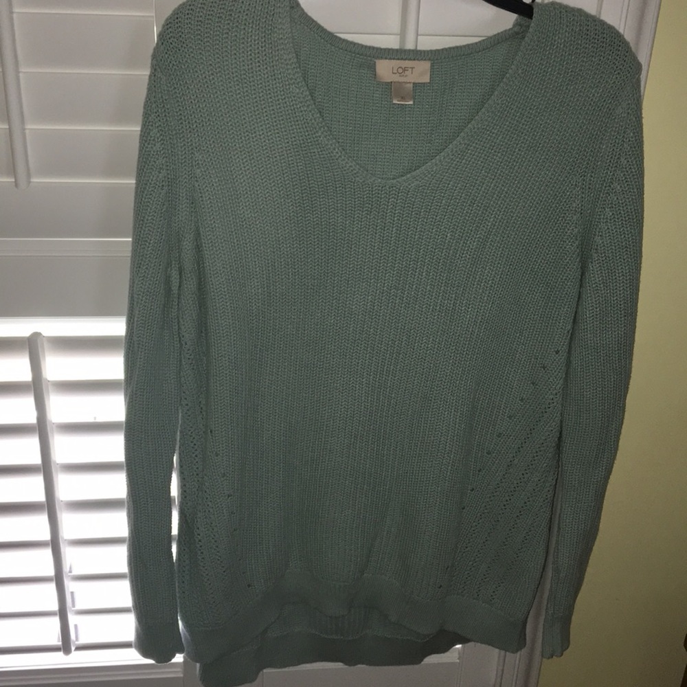 LOFT turquoise sweater
